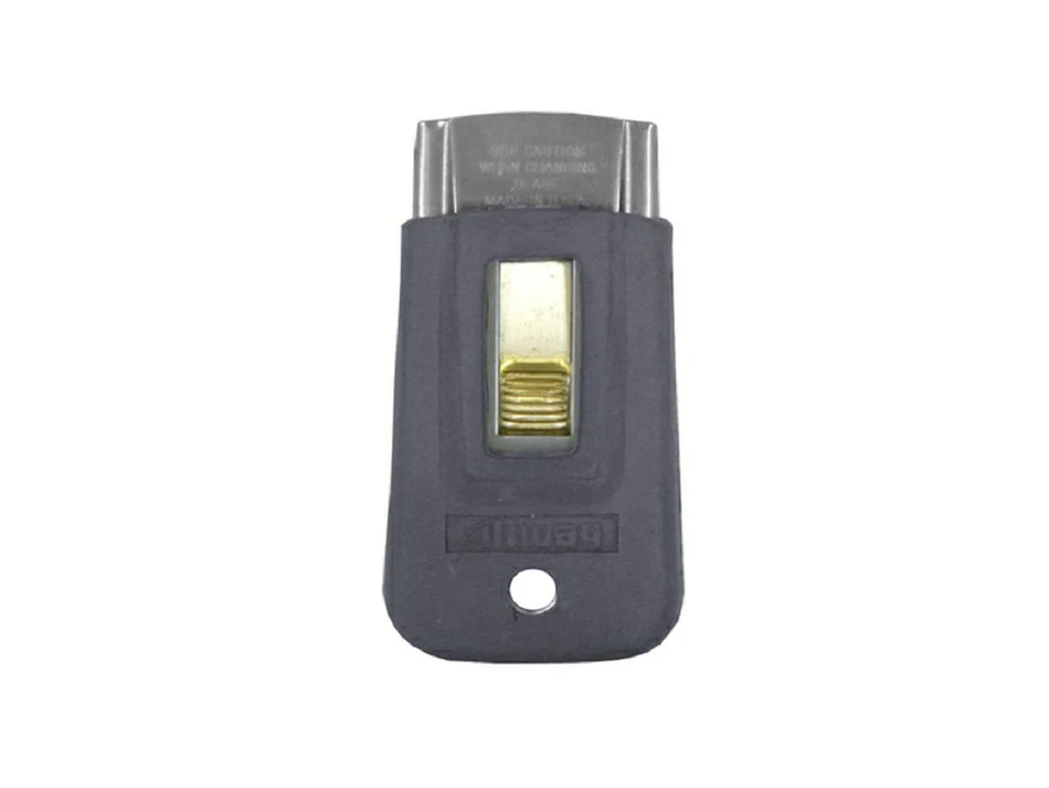 Metal Push Out Scraper- Razor Blade Holder with Rubber Grip