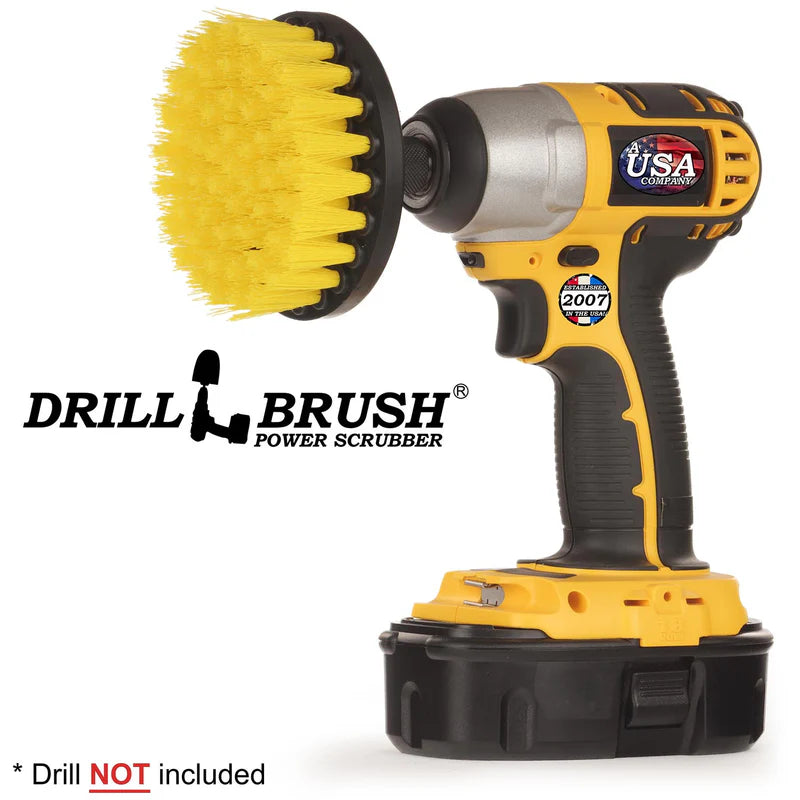 4in Yellow Brush - Medium Stiffness