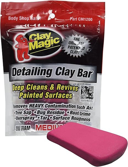 Malco Clay Magic Red Detailing Clay Bar - Medium Grade