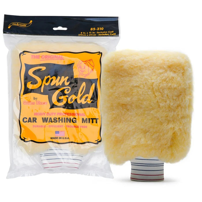S.M. Arnold Wash Mitt Spun Gold