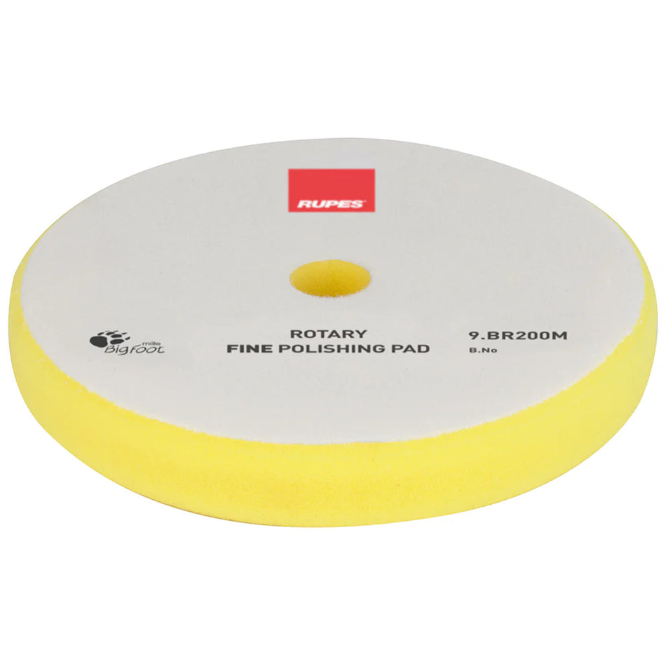 RUPES Rotary Fine Foam Polishing Pad - Yellow