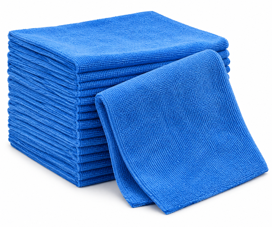 EDGELESS MICROFIBER CLOTH 16x16, Blue