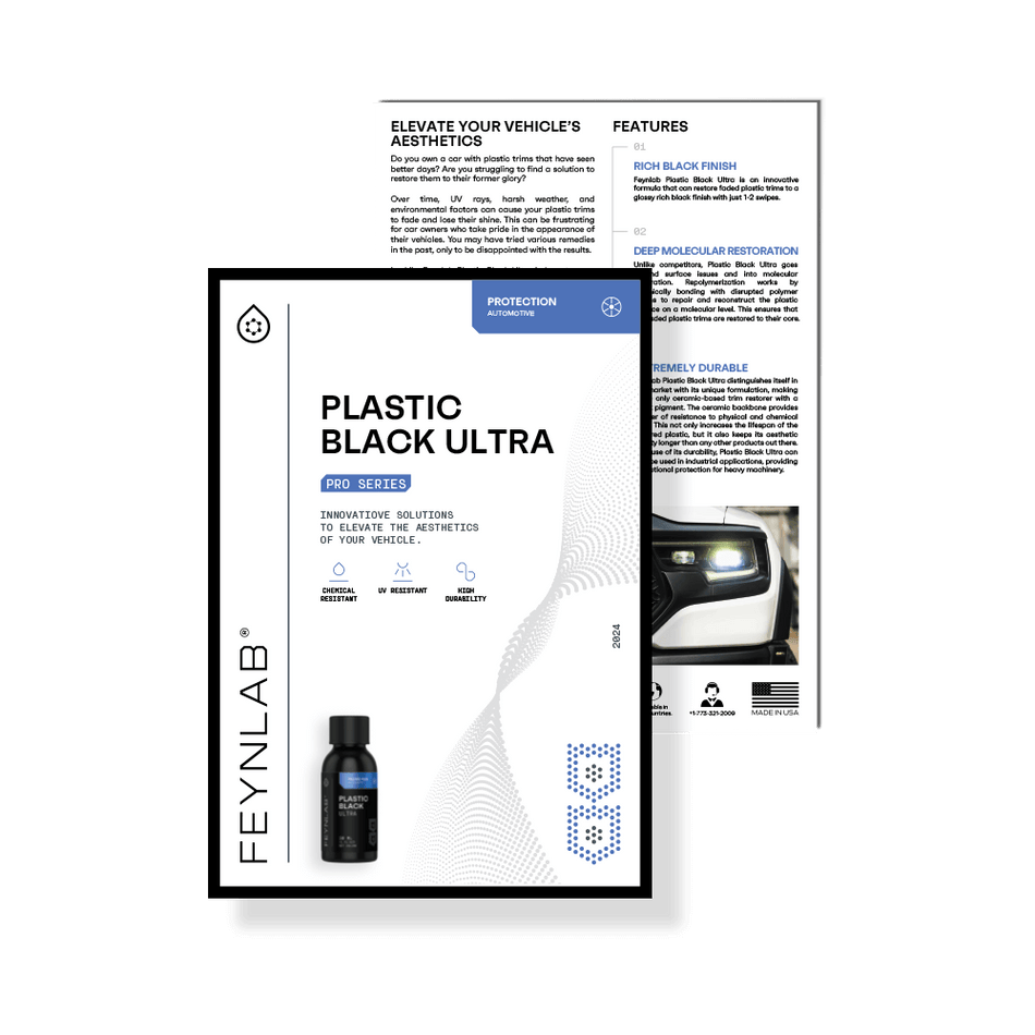 FEYNLAB PLASTIC BLACK 30ml by FEYNLAB | Coatings & Protection