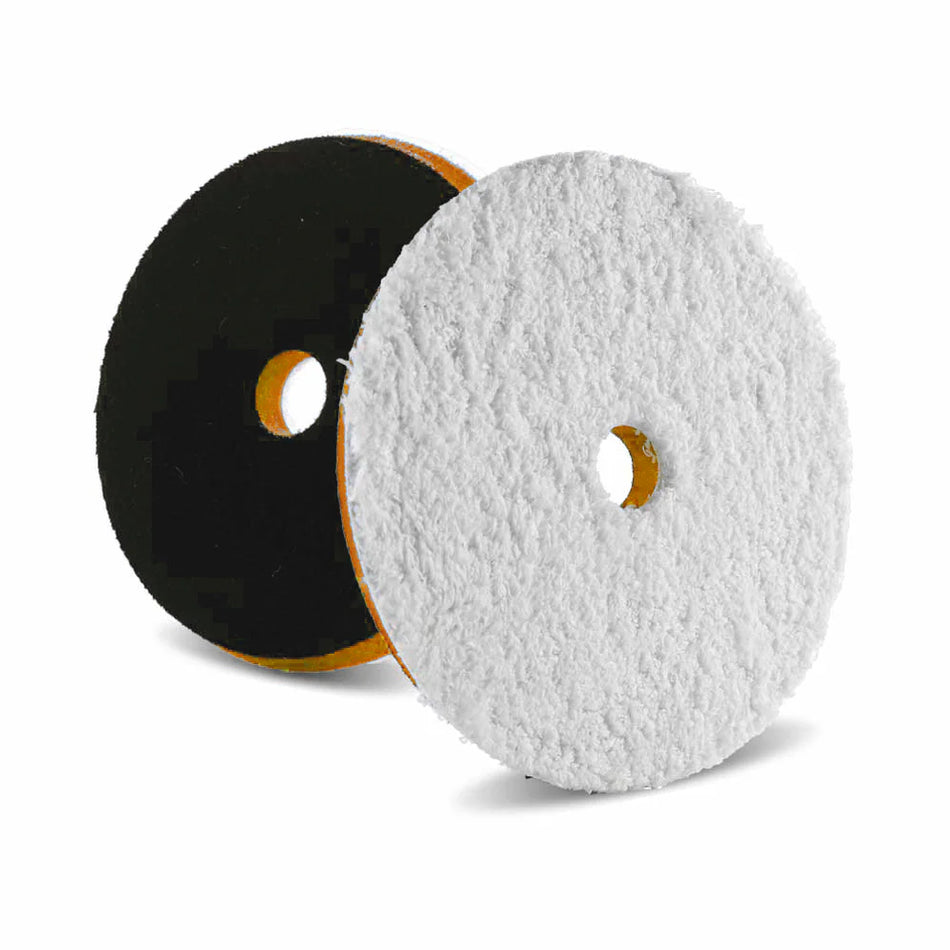 Lake Country HDO Microfiber Light Cutting One-Step Pad (OSP) - White/Orange