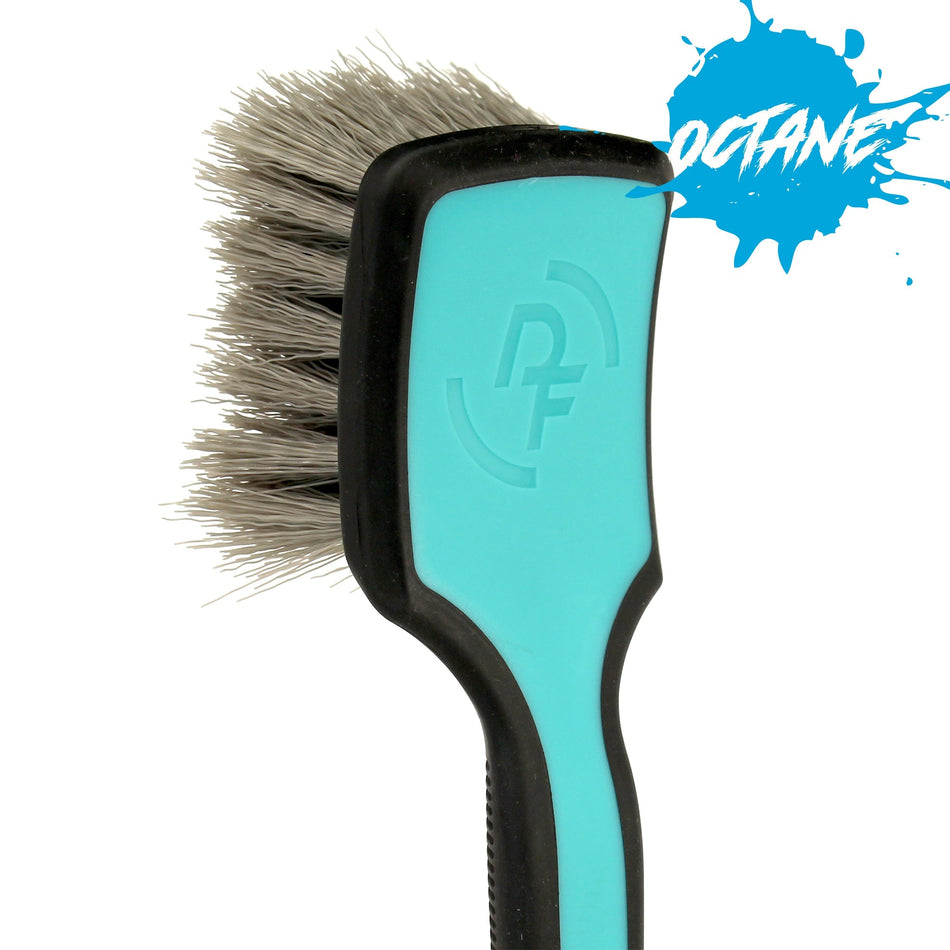 Detail Factory Octane ProGrip Tire Brush - Riptide Teal & Black