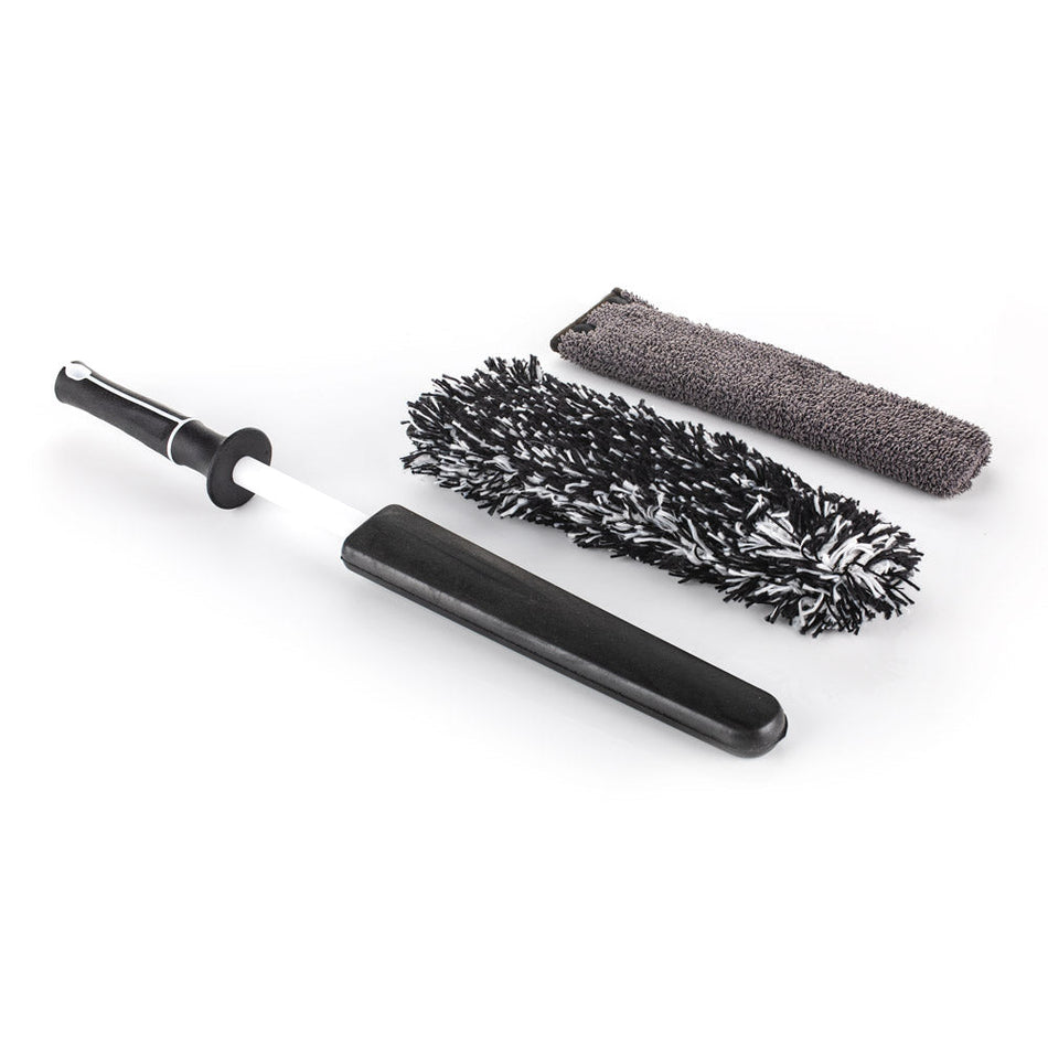 Detail Factory Octane Wheel Brush Kit - Black Ice White & Black
