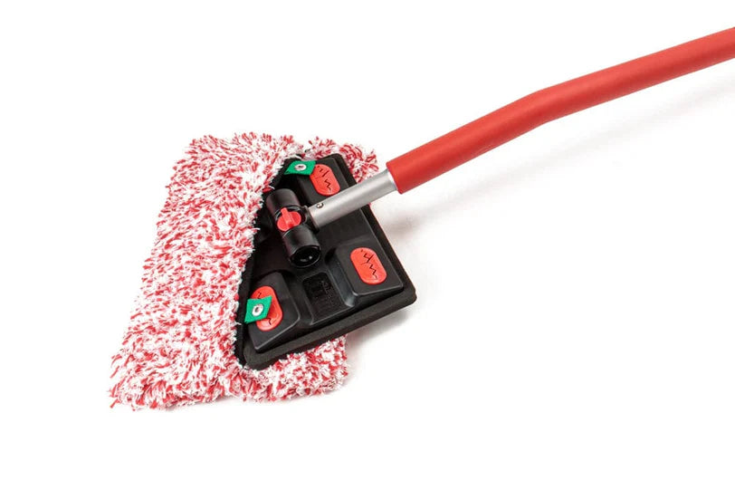 Mitt on a Stick PRO+ - Premium Car Wash Mop, Brush, Pole, Mitt