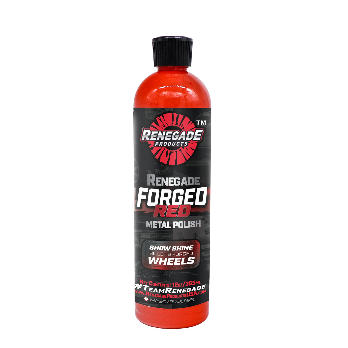 WHEEL POLISH FORGED RED