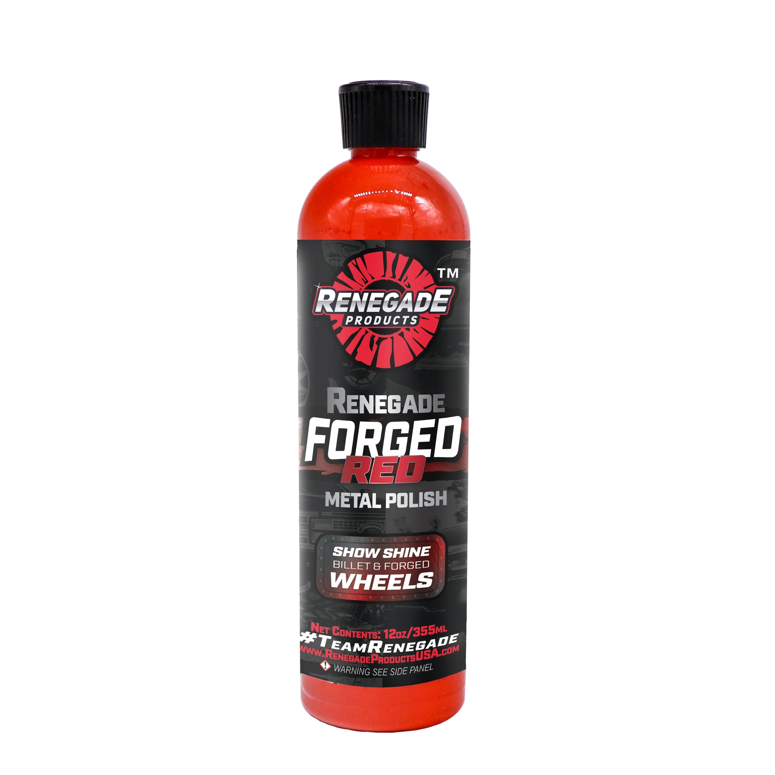 WHEEL POLISH FORGED RED