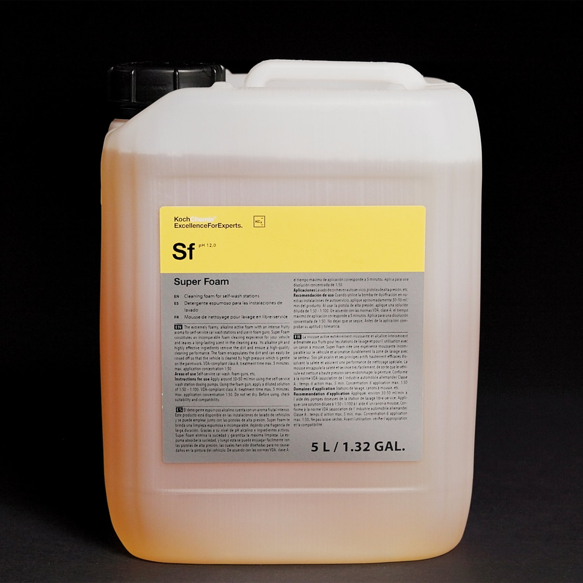 Super Foam Bottle Label 4" x 3"