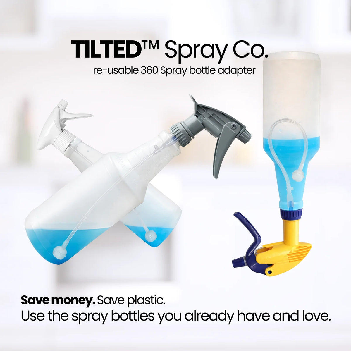 Tilted 360 Spray Bottle Adapter- 6pk — Product View by High Limit Detail Supply™