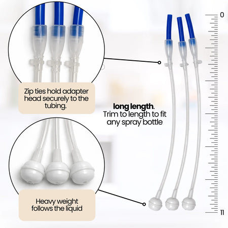 Tilted 360 Spray Bottle Adapter- 6pk — Product View by High Limit Detail Supply™