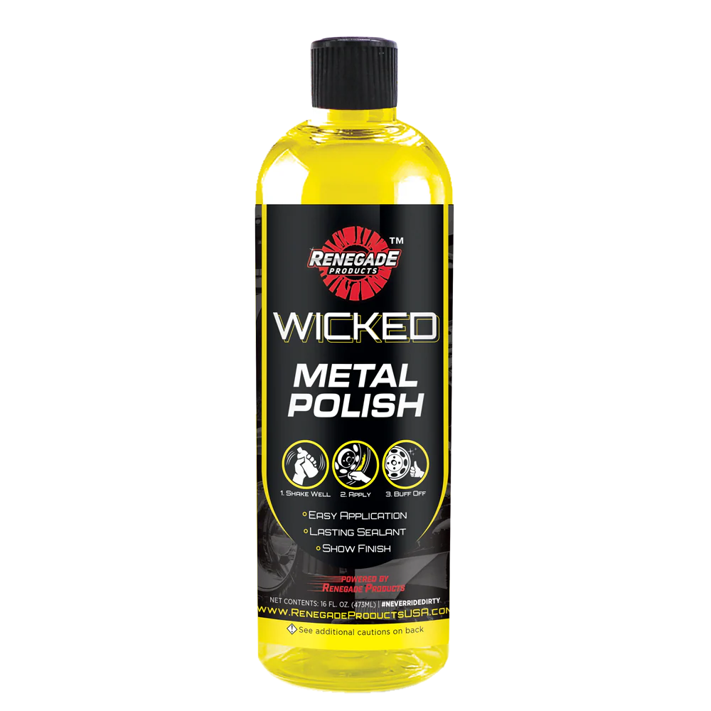 WICKED METAL POLISH - Professional Chrome and Metal Polishing Compound