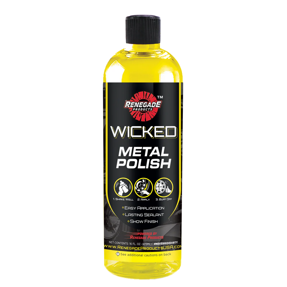 WICKED METAL POLISH - Professional Chrome and Metal Polishing Compound
