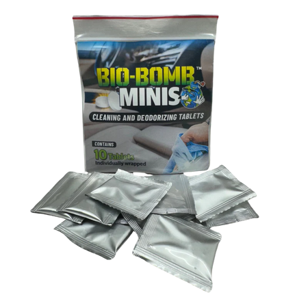 Bio-Bombs Bio-Bomb Minis: Dissolvable Cleaning & Deodorizing Tablets | professional car detailing