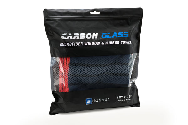 Carbon Glass Towel Microfiber Window & Mirror Towel (16"x16")