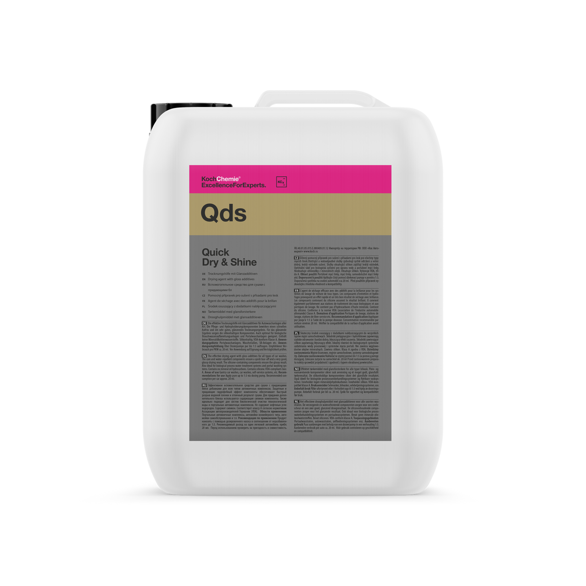 Koch-Chemie Quick Dry & Shine 20 L (official Koch-Chemie packshot)