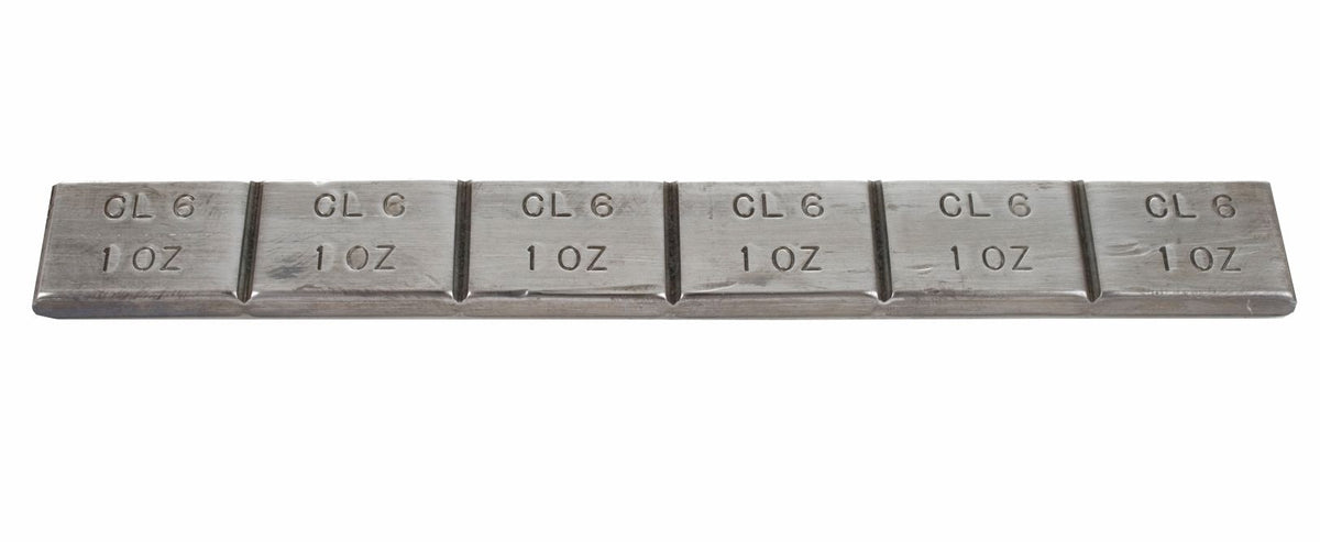 Perfect Equipment CL6 QuikStik lead adhesive wheel weight strip, 1 oz x 6 segments