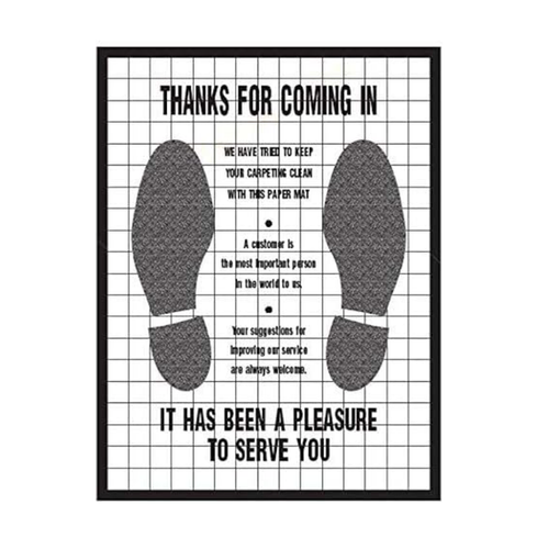 PAPER FLOOR MATS PLASTIC by S.M. Arnold | Tools & Equipment