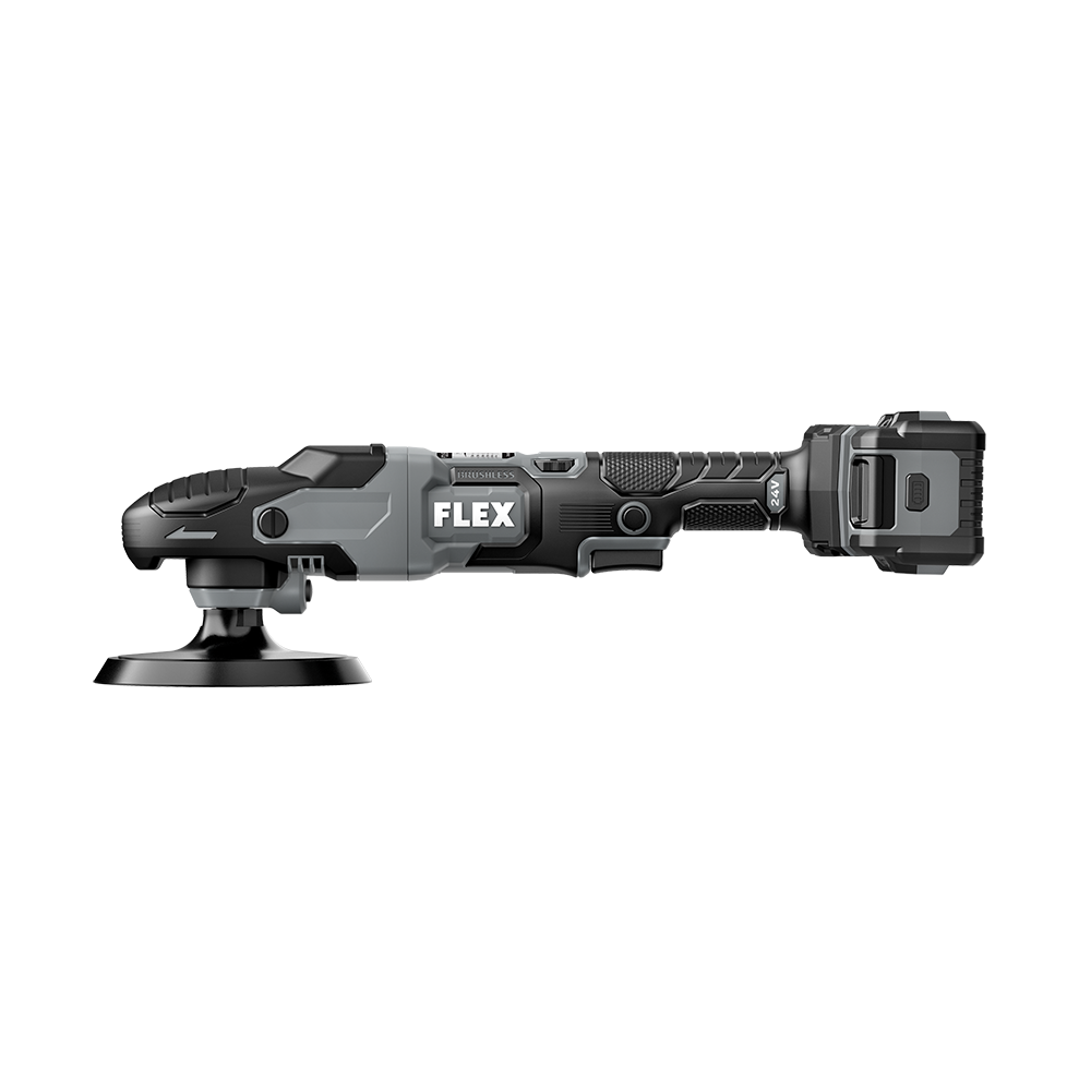 FLEX 24V Rotary Polisher FX3311, profile view