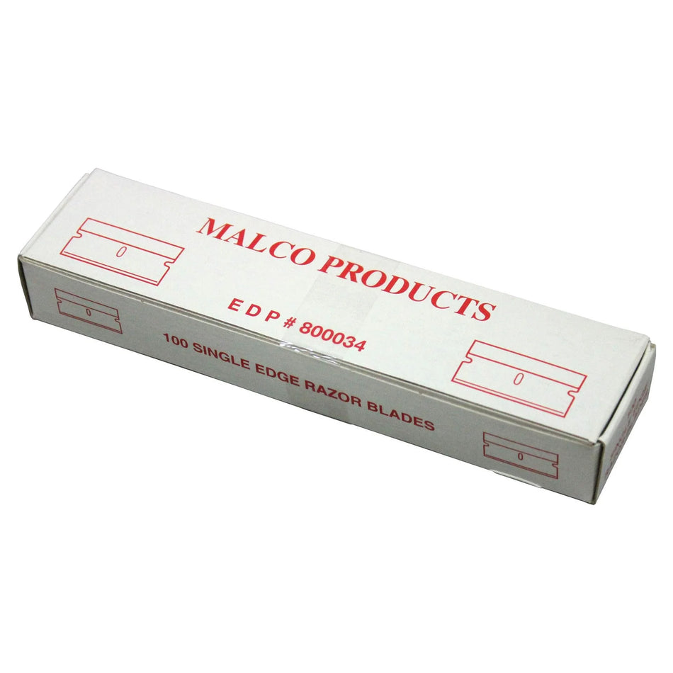 Malco Single Edge Razor Blades (100-count box).