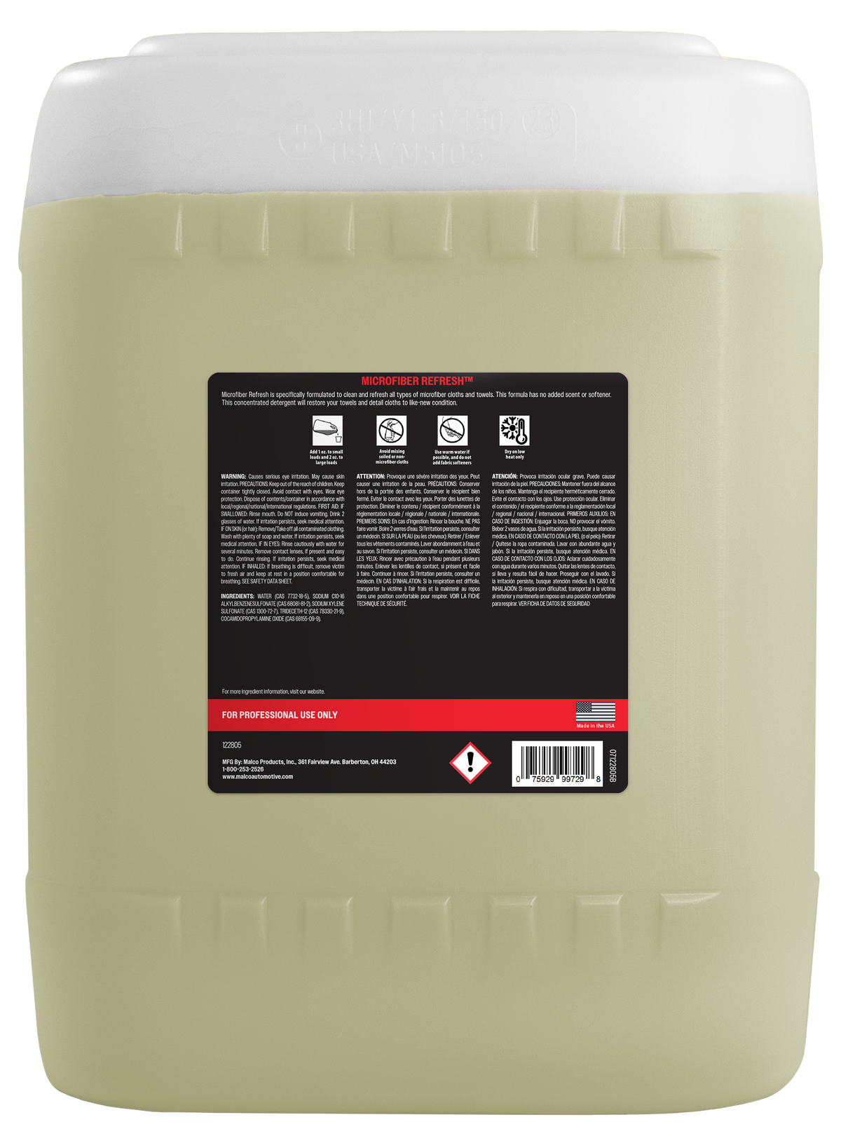 Microfiber Refresh Concentrated Detergent