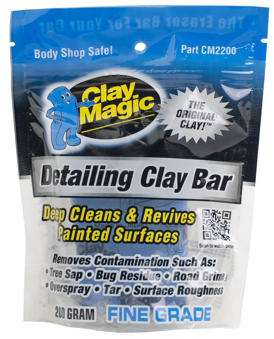 Clay Magic® Blue Detailing Clay Bar - Fine Grade (CM2200)