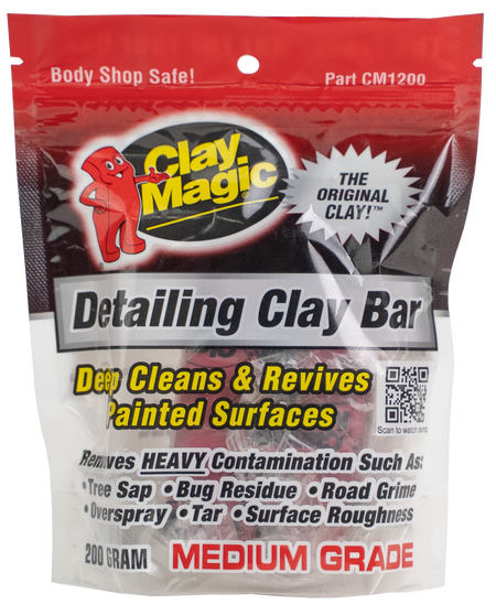 Clay Magic® Red Detailing Clay Bar - Medium Grade (CM1200)