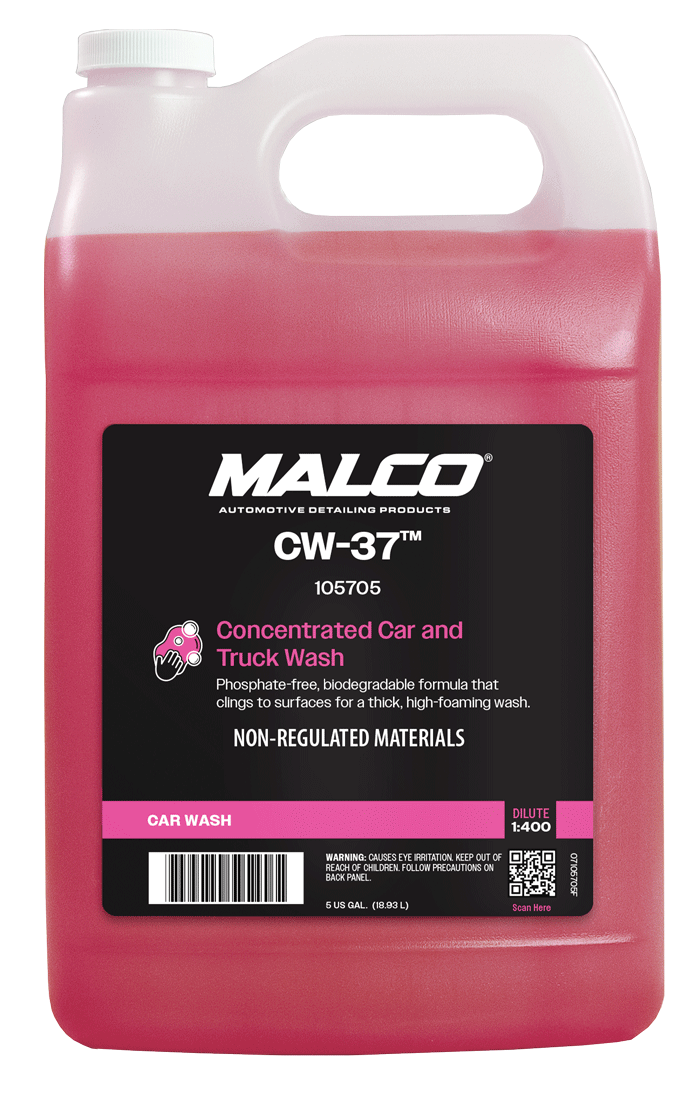 CW-37™ Premium Car & Truck Wash Concentrate — Product View by Malco