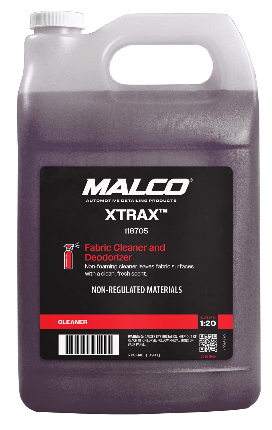 Malco Xtrax™ Liquid Fabric Cleaner & Deodorizer