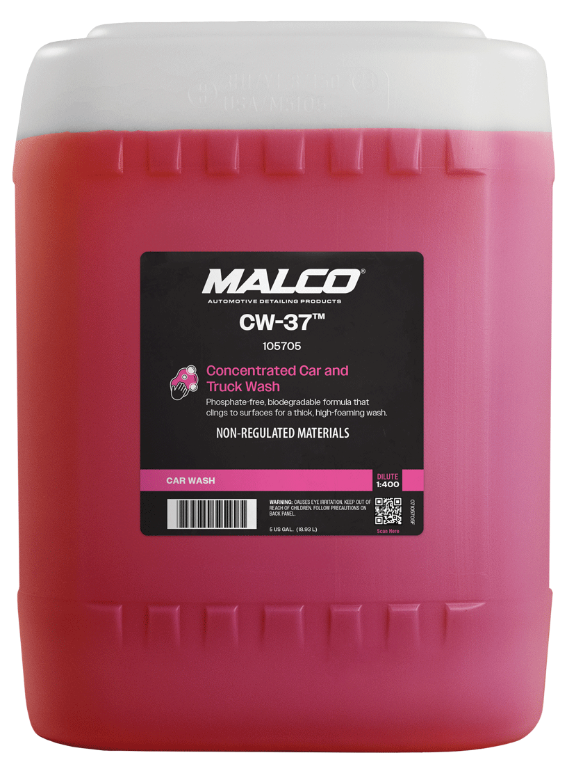 CW-37™ Premium Car & Truck Wash Concentrate (Dealer) — Detail View by Malco