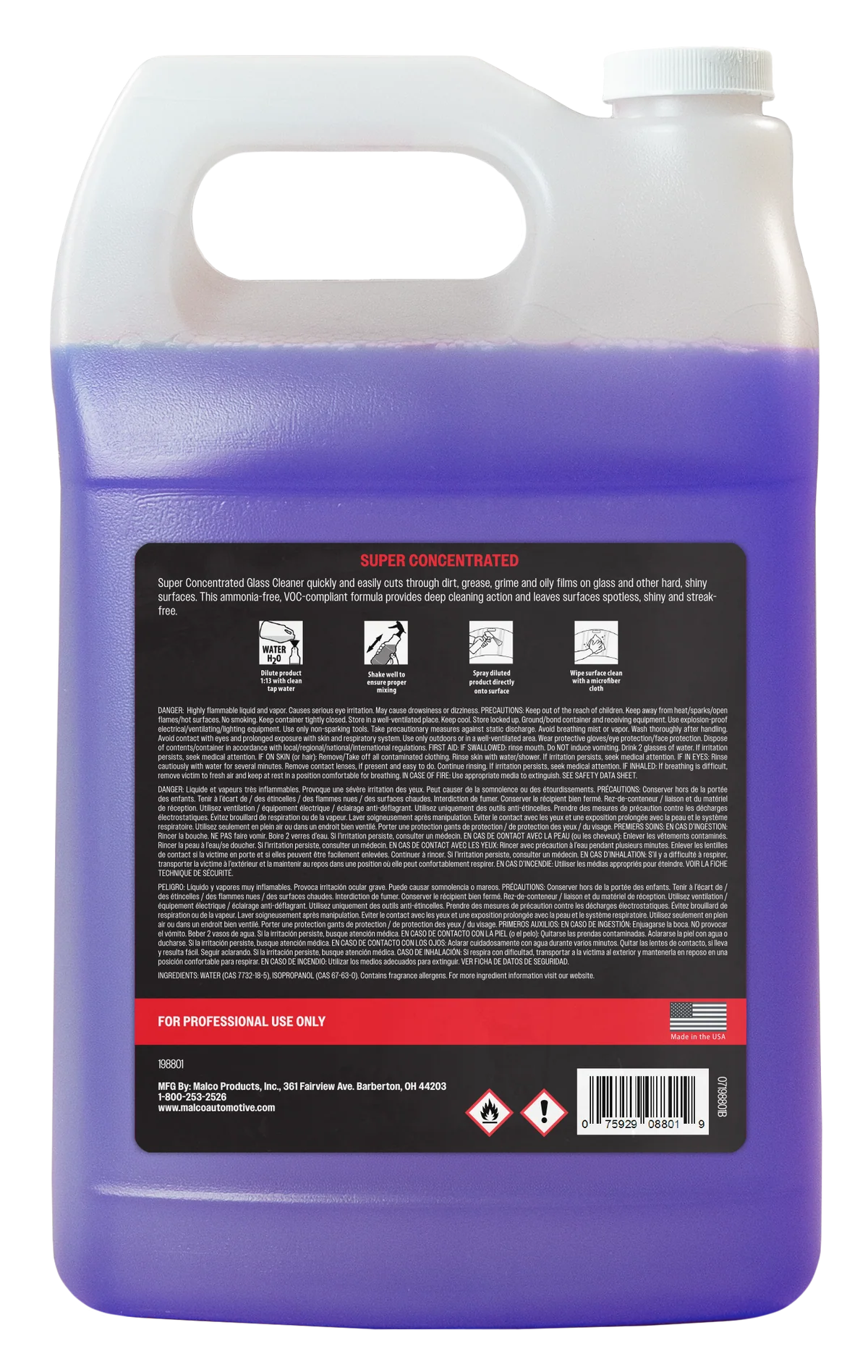 Super-Concentrated Glass Cleaner