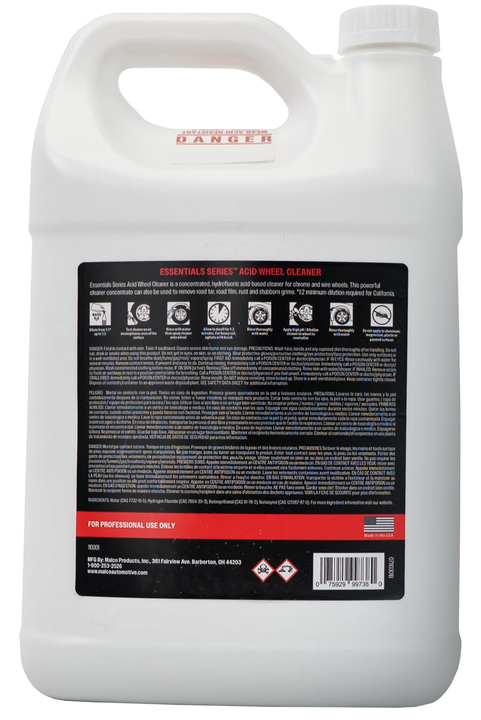 Essential Series Acid Wheel Cleaner