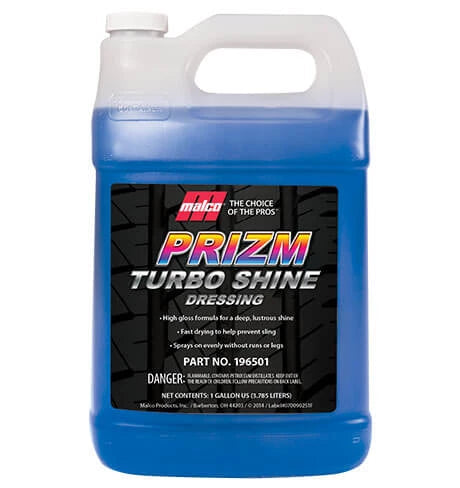 Malco Prizm Turbo Shine Dressing, original formula, 1 gallon jug, part 196501