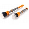 Detail Factory Octane Tri-Grip Ultra-Soft Brush Small, Solar Flare Orange & Gray